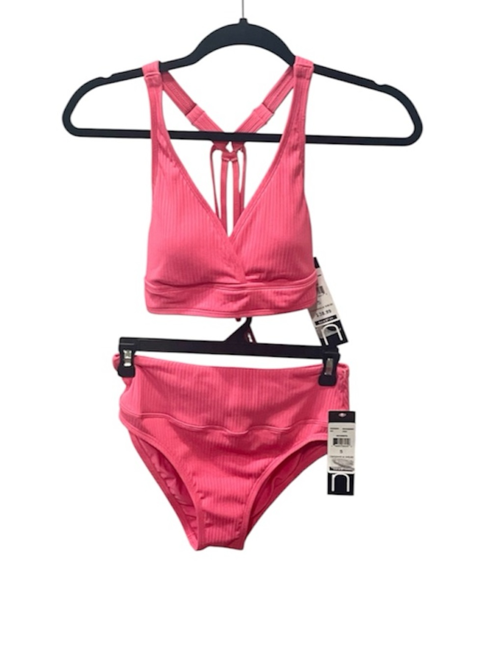 Bright Pink Bikini Bathing Suit Set Size Small